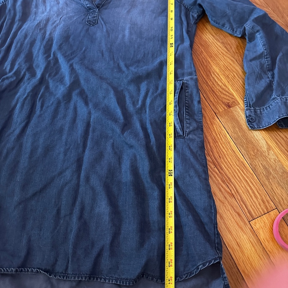 Anthropologie cloth & stone chambray dress - Picture 3 of 5
